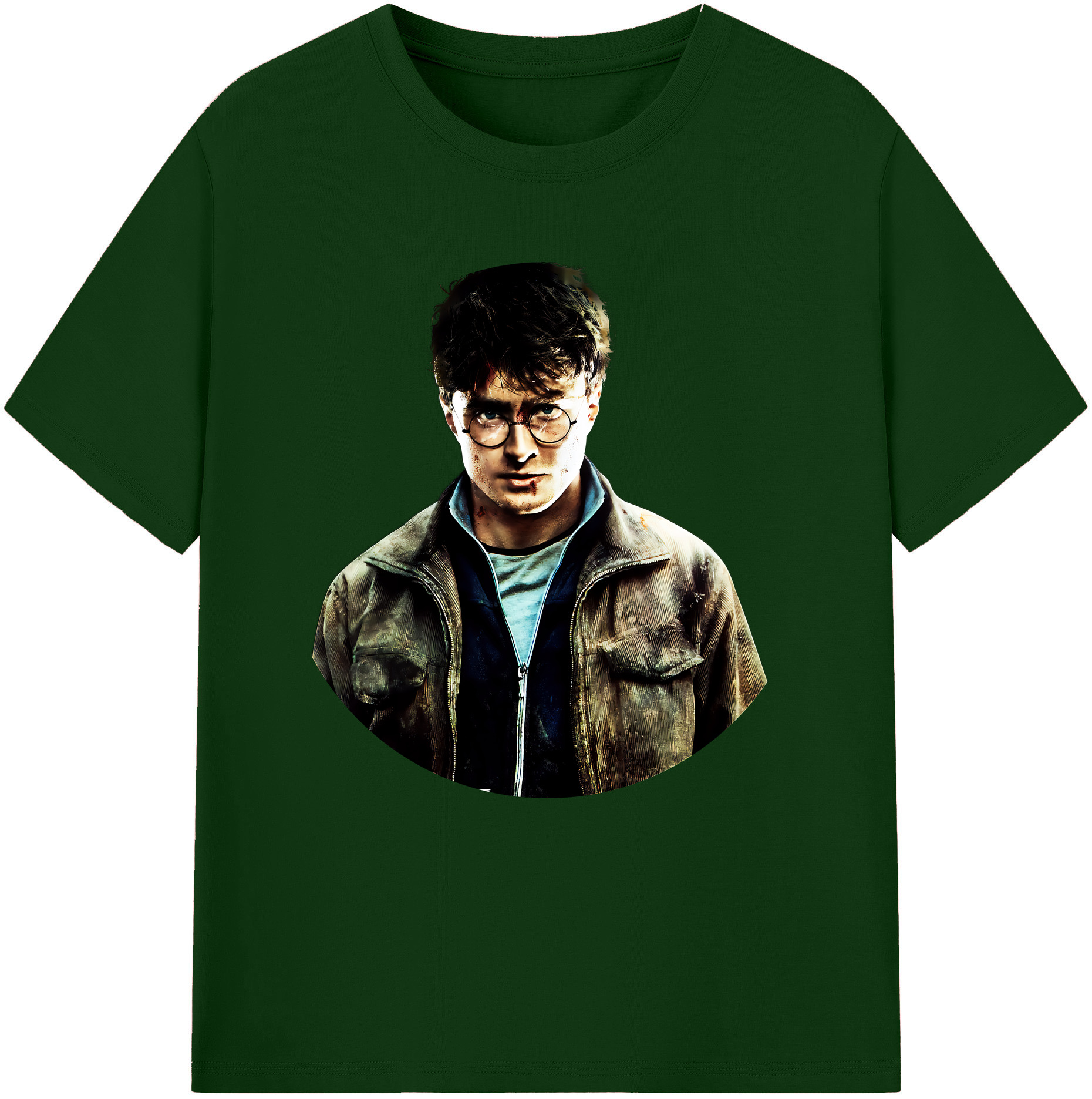 （画像用） Harry Potter ハリー・ポッターシリーズ 綿100％半袖Tシャツ（フロントプリント）